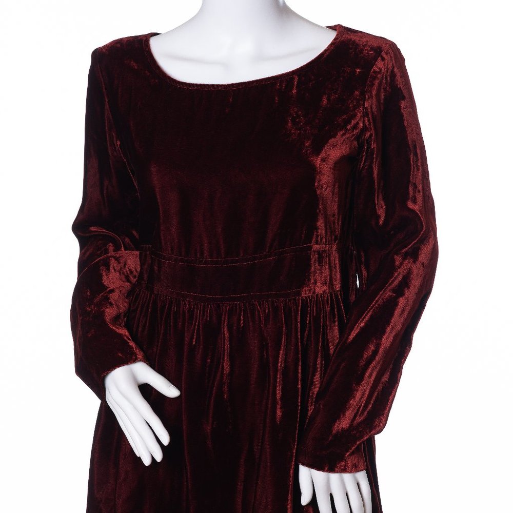 Hugo Buscati Velvet Babydoll Dress